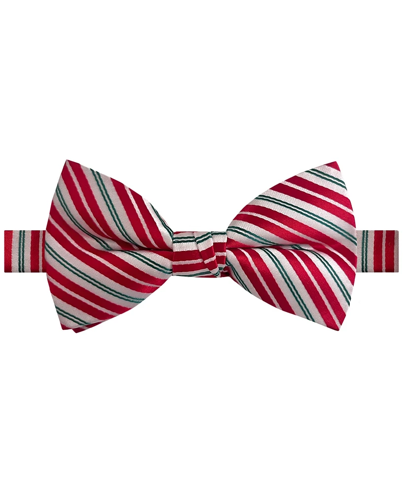 Van Heusen Men's Candy Cane Stripe Bow Tie