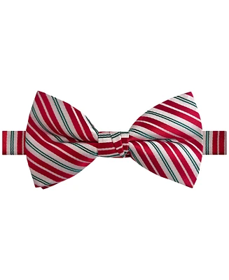 Van Heusen Men's Candy Cane Stripe Bow Tie