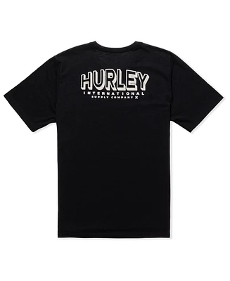 Hurley Men's Everyday H2O-DriTop Arch Slub Short Sleeve T-Shirt