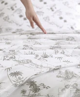 Tommy Bahama Home Cotton Percale 4 Piece Sheet Set