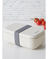 Minimal Natural Fiber Bento Box - Dual - Set of 2