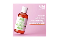 Seoul Ceuticals Korean Skin Care Exfoliating Toner for Acne Prone Skin K Beauty Skincare