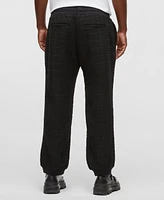 Mode of One Men's Regular-Fit Tapered-Leg Tweed Jogger Pants, Exclusively at Macy's