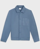 Mode of One Men's Long-Sleeve Knit Trucker Jacket, Exclusively at Macy's