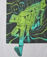 Mode of One Men's Long-Sleeve Relaxed Space Guy Graphic Cotton T-Shirt, Exclusively at Macy's