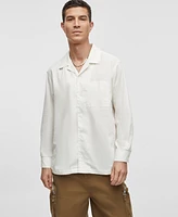 Mode of One Men's Textured Long-Sleeve Button-Front Shirt, Exclusively at Macy's