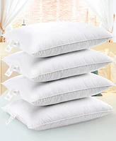 Cheer Collection Soft and Plush Bed Pillow Insert, 4-Pack