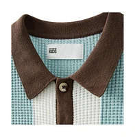 Cotton On Little Boys Little/Big Knitted Short Sleeve Shirt