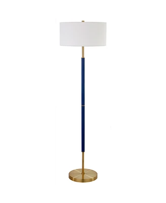 Hudson & Canal 61.5" Metal Simone 2-Light Floor Lamp