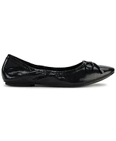 Karl Lagerfeld Paris Women's Velma Almond Toe Ballet Flats