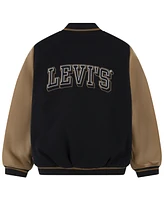 Levi's Big Boys Chenille Patch Varsity Jacket