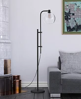 Hudson & Canal 68" Metal Antho Height-Adjustable Floor Lamp