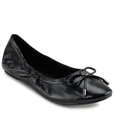 Karl Lagerfeld Paris Women's Velma Almond Toe Ballet Flats