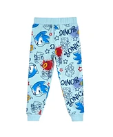 Sega Little Boys Sonic the Hedgehog Fleece Pullover Hoodie and Pants Outfit Set