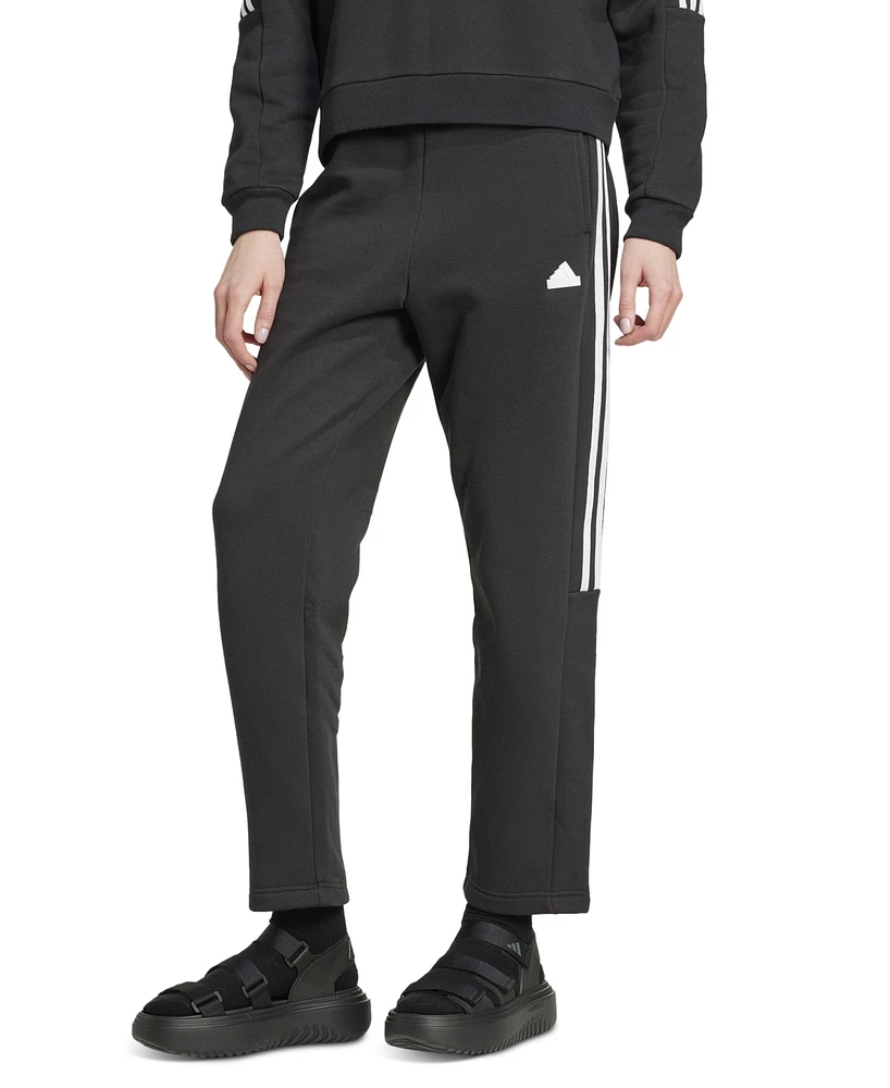 adidas Women's Tiro Cut 3-Stripes Fleece Joggers