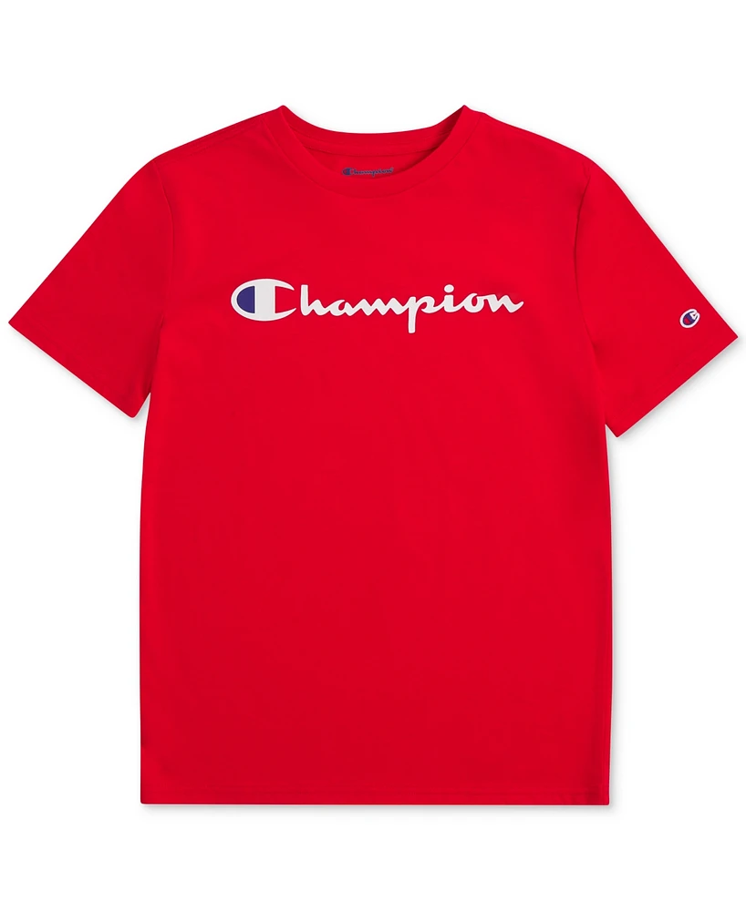 Champion Big Boys Signature Logo T-Shirt