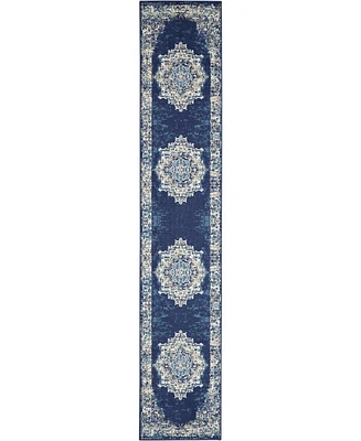 Nourison Home Grafix GRF14 2'3"x10' Runner Area Rug