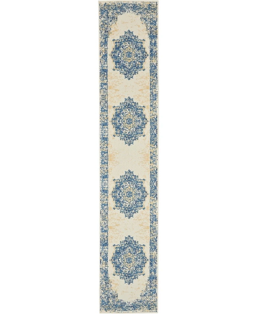 Nourison Home Grafix GRF14 2'3"x12' Runner Area Rug