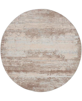 Nourison Home Rustic Textures RUS03 5'3"x5'3" Round Area Rug