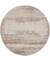 Nourison Home Rustic Textures RUS03 5'3"x5'3" Round Area Rug