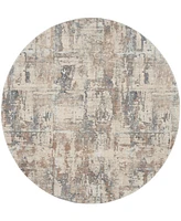 Nourison Home Rustic Textures RUS06 7'10"x7'10" Round Area Rug