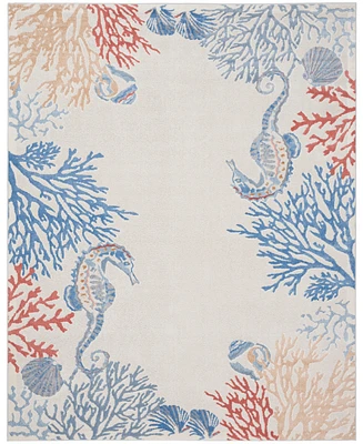 Nourison Home Seaside SDS03 7'10"x9'10" Area Rug