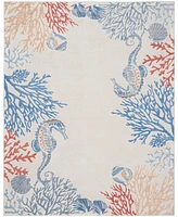 Nourison Home Seaside SDS03 7'10"x9'10" Area Rug