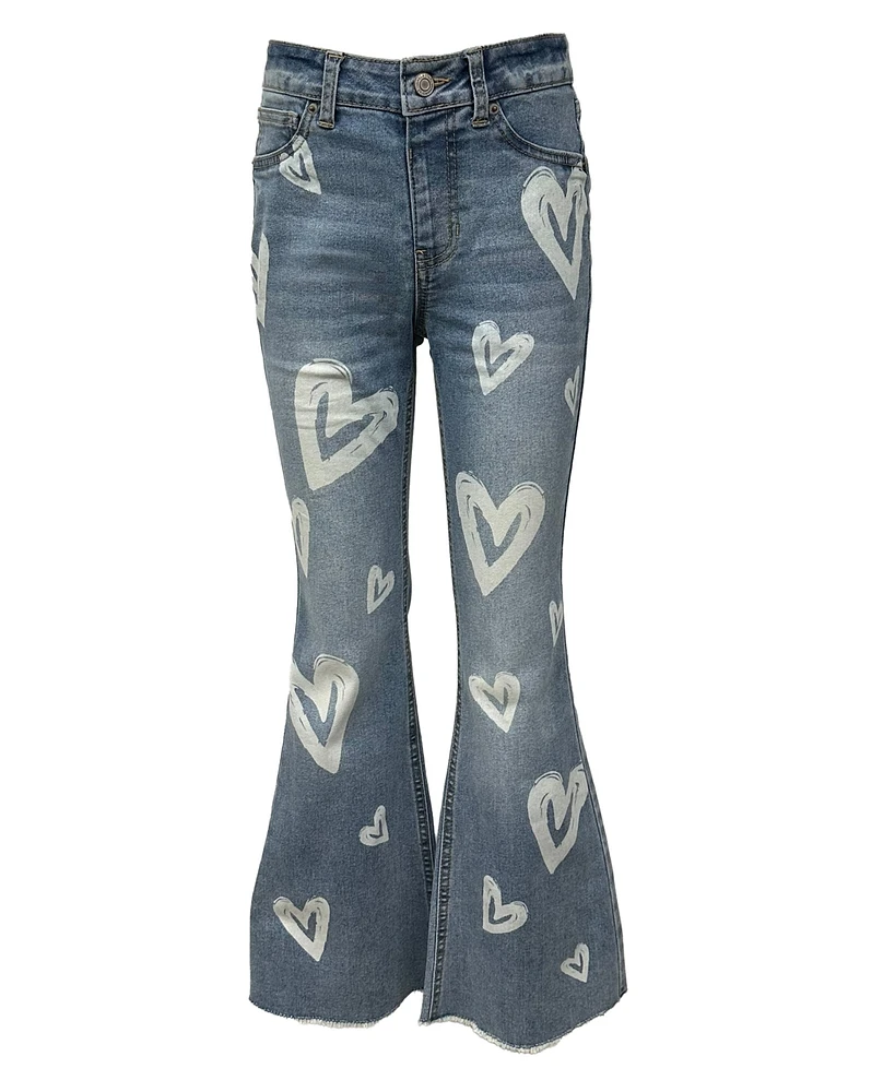 Imperial Star Girls Heart Discharge Flare Jean