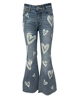 Imperial Star Girls Heart Discharge Flare Jean