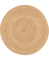 Nourison Home Natural Jute NJT03 6'x6' Round Area Rug