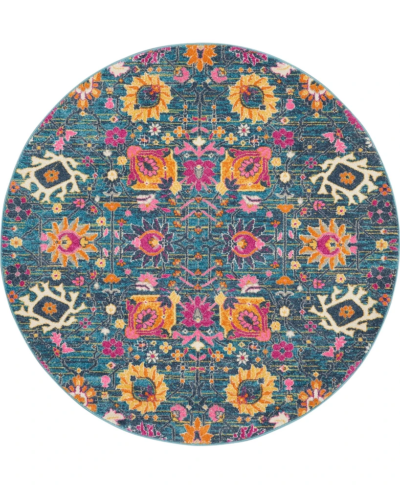 Nourison Home Passion PSN01 5'x5' Round Area Rug