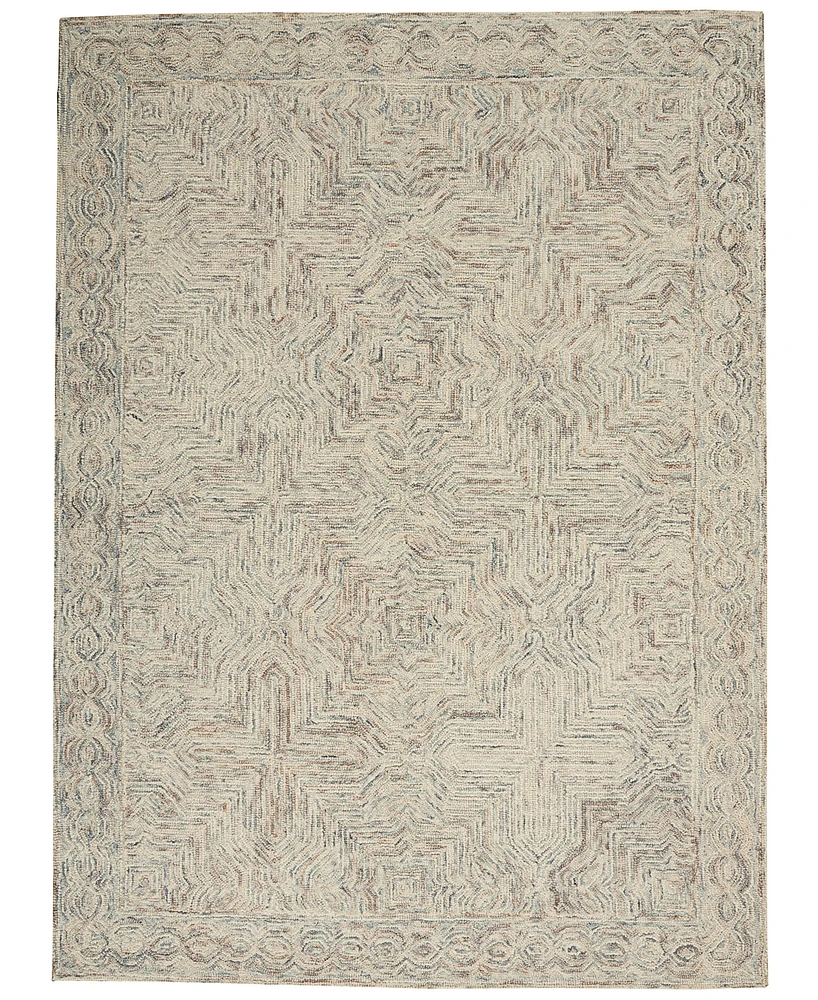 Nourison Home Interlock ITL03 3'9"x5'9" Area Rug