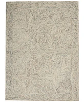 Nourison Home Interlock ITL03 3'9"x5'9" Area Rug