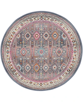 Nourison Home Vintage Kashan VKA05 4'x4' Round Area Rug