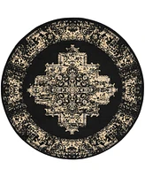 Nourison Home Grafix GRF14 5'3"x5'3" Round Area Rug