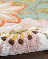 Nourison Home Fantasy FA18 5'6"x5'6" Round Area Rug