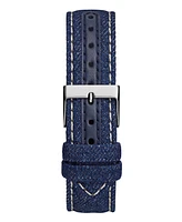 Guess Women's Analog Blue Denim Watch 36mm