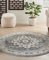 Nourison Home Quarry QUA07 4'x4' Round Area Rug