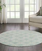 Nourison Home Jubilant JUB17 5'3"x5'3" Round Area Rug