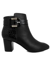 Jones New York Women's Ivyy Buckle Block Heel Booties