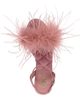 Vince Camuto Women's Penely Feathered High-Heel Dress Sandals