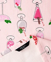 Kate Spade New York Holiday Cocktails Kitchen Towel, Oven Mitt & Potholder, Set of 4