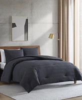Closeout! Kenneth Cole New York Crosswalk Herringbone Embossed 2-Pc. Comforter Set, Twin