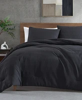Closeout! Kenneth Cole New York Crosswalk Herringbone Embossed 2-Pc. Duvet Cover Set, Twin