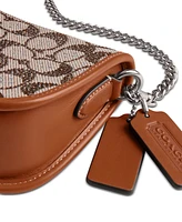 Coach Swinger Signature Jacquard Shoulder Bag