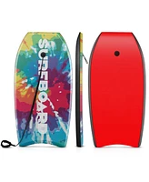 Costway 33" Lightweight Body Board with Eps Core Xpe Deck Hdpe Bottom Crescent Tail