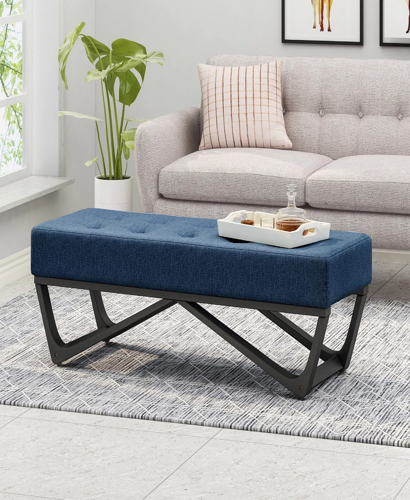 Streamdale Furniture Navy blue Ottoman