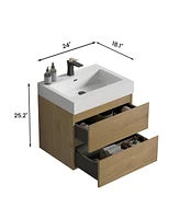 Alice Space-Saving Vanity: Modern Style, Ample Storage