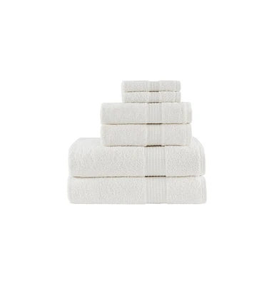 Simplie Fun 6 Piece Organic Cotton Towel Set