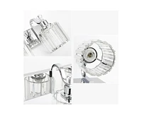 gaomon Modern Chrome Led Crystal Bathroom Vanity Lights Over Mirror